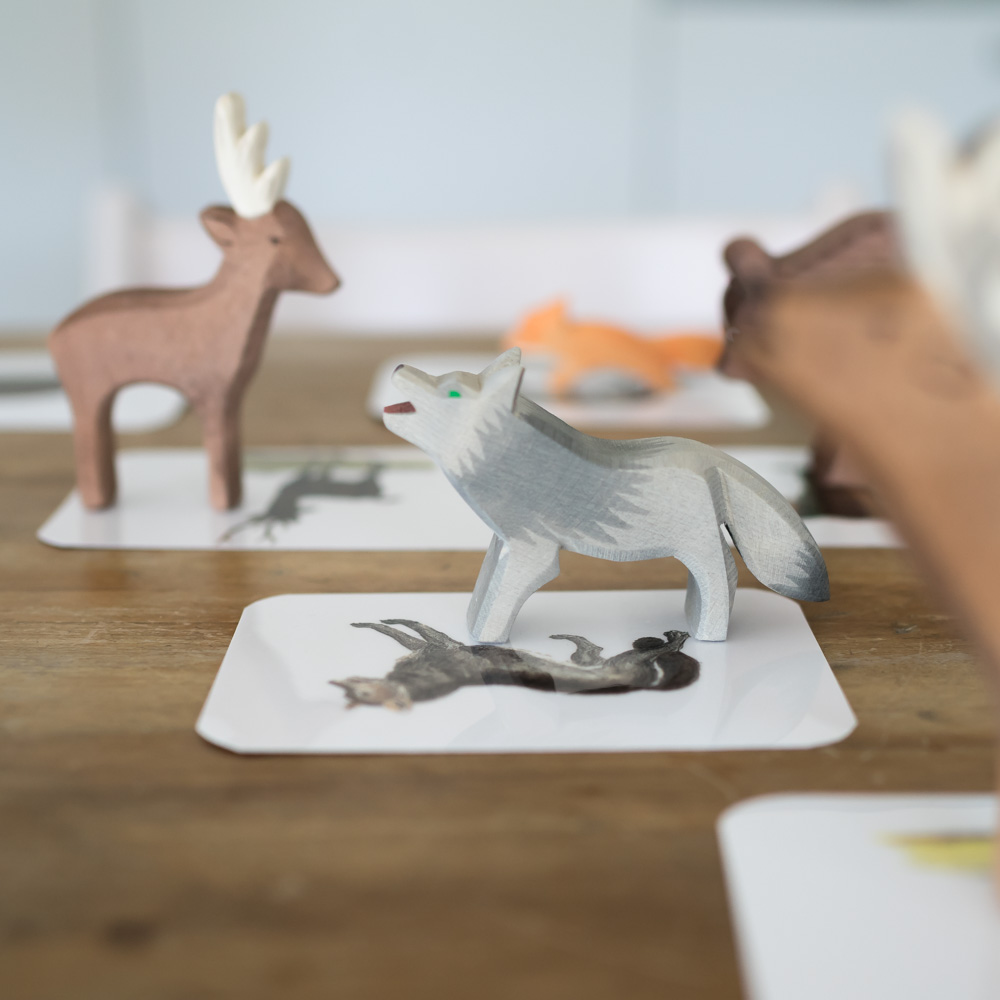 Tiere zuordnen Montessori DIY mit Ostheimer Tieren // Chez Mama Poule