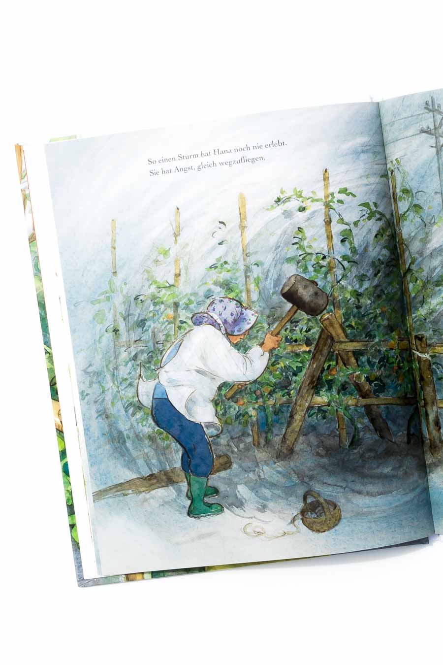 Das Tomatenfest von Satomi Ichikawa. Ein Blick ins Buch sowie eine Buchrezension auf dem Blog "Chez Mama Poule". Sommerbücher, Bilderbücher für Kinder, Bücher für Kita oder Kindergarten. Realistische Bilderbücher.